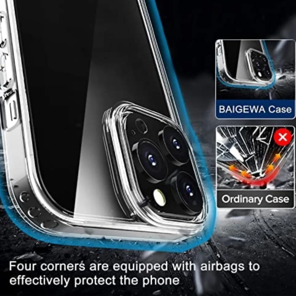 Crystal Clear Case for iPhone 13 Pro Max 6.7
